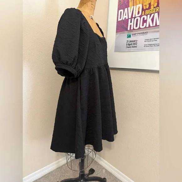 FREE PEOPLE 🐼 Violet Mini Dress
Size XL
Color: Black - Picture 7 of 17